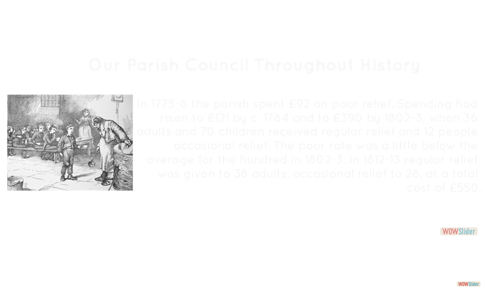 Parish Council Spending 18th Century