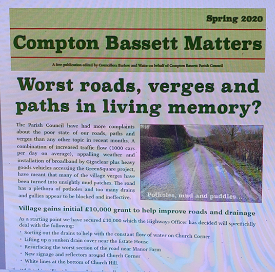 Spring 2020 Compton Bassett Matters